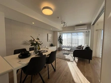 【神奈川県/横浜市西区戸部町】シャリエ横浜ベイグランデ リビング・ダイニング：※家具・調度品等は販売価格に含まれておりません