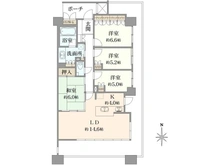 【神奈川県/横浜市神奈川区橋本町】コットンハーバータワーズ シーイースト 間取り図