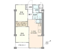 【神奈川県/横浜市神奈川区西大口】妙蓮寺コーポラス 間取り図