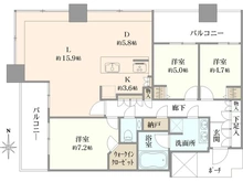 【神奈川県/横浜市西区高島】パークタワー横浜ステーションプレミア 間取り図