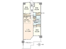 【神奈川県/横浜市西区東ケ丘】ヴェレーナグラン横浜野毛山公園 間取り図
