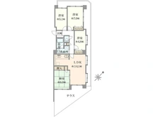 【神奈川県/横浜市西区西戸部町】横浜市西区西戸部町2丁目 中古マンション 間取り図