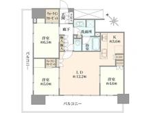 【神奈川県/横浜市神奈川区東神奈川】ブリリアタワー横浜東神奈川 間取り図