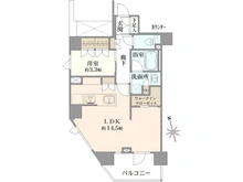 【神奈川県/横浜市西区花咲町】グラサージュ横濱桜木町フィオーレシエル 間取り図