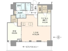 【神奈川県/横浜市神奈川区鶴屋町】THE　YOKOHAMA　FRONT　TOWER 間取り図