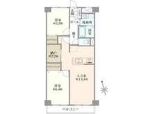 【神奈川県/横浜市鶴見区本町通】ニックハイム鶴見第六 間取り図