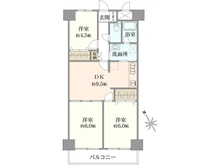 【神奈川県/横浜市神奈川区神之木町】朝日プラザ横浜神之木公園 間取り図