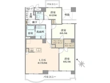 【神奈川県/横浜市南区別所】コスモ上大岡サニーウイング A棟 間取り図