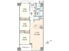 【神奈川県/横浜市中区山下町】クリオレミントンハウス山下公園 間取り図