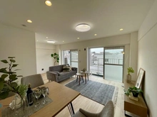 【神奈川県/横浜市港北区仲手原】妙蓮寺ビューハイツ リビング・ダイニング：ダウンライト設置/フローリング仕様