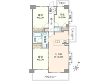 【神奈川県/横浜市保土ケ谷区東川島町】クリオ上星川参番館 間取り図