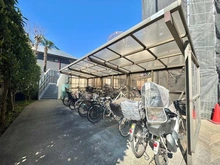 【神奈川県/横浜市港北区綱島西】サニーハイツ綱島 駐輪場：※大規模修繕工事中