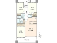【神奈川県/横浜市南区別所】シティハウス上大岡 間取り図