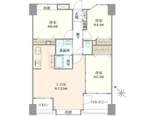 【神奈川県/横浜市神奈川区西神奈川】クリオ東神奈川壱番館 間取り図