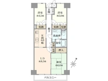 【神奈川県/横浜市西区南浅間町】藤和西横浜ハイタウン 間取り図