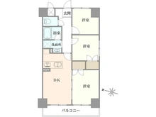 【神奈川県/横浜市西区戸部町】セザール桜木町 間取り図