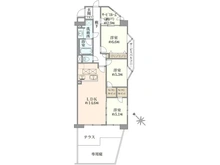 【神奈川県/横浜市保土ケ谷区西谷】レックスハイツ横浜西谷 間取り図