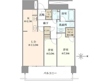 【神奈川県/横浜市西区みなとみらい】M.M.TOWERS　the　South 間取り図