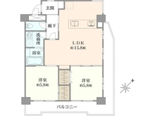 【神奈川県/横浜市保土ケ谷区東川島町】パークハイツ上星川 間取り図