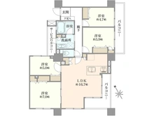 【神奈川県/横浜市中区山下町】ヴィルヌーブタワー横浜・関内 間取り図