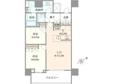 【神奈川県/横浜市中区北仲通】ザ・タワー横浜北仲 間取り図