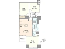 【神奈川県/横浜市磯子区森】磯子センターハイツ 間取り図