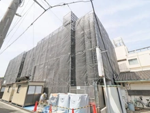 【神奈川県/横浜市南区大岡】弘明寺ガーデンハウス 外観：大規模修繕中