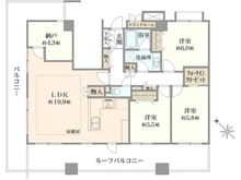 【神奈川県/横浜市中区住吉町】アール・ケープラザベイサイトヴュー横濱 間取り図