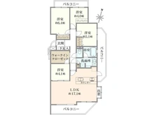 【神奈川県/横浜市神奈川区三ツ沢中町】パーク・ハイム三ツ沢 間取り図