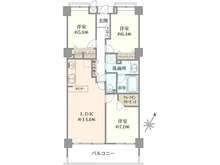 【神奈川県/横浜市保土ケ谷区常盤台】ライオンズマンション横浜常盤台 間取り図
