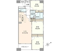【神奈川県/横浜市中区山下町】ライオンズマンション横濱山下公園 間取り図