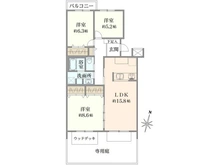 【神奈川県/横浜市港南区港南台】港南台おおるり第二団地 10号棟 間取り図