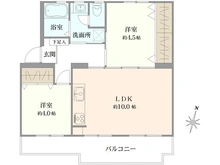 【神奈川県/横浜市神奈川区三ツ沢下町】ガーデン山住宅団地 9号棟 間取り図