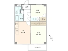 【神奈川県/横浜市保土ケ谷区帷子町】ヴェラハイツ保土ヶ谷 間取り図