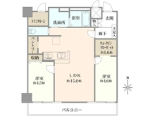 【神奈川県/横浜市神奈川区鶴屋町】ストーク横浜二番館 間取り図