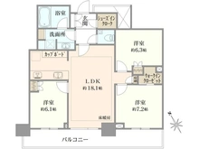 【神奈川県/横浜市中区北仲通】ザ・タワー横浜北仲 間取り図