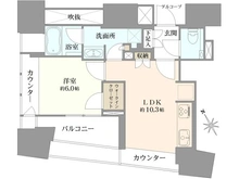 【東京都/世田谷区上馬】ザ・パークハウス三軒茶屋タワー 間取り図