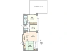 【神奈川県/横浜市中区根岸町】根岸森林公園ダイヤモンドマンション 間取り図