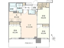【神奈川県/横浜市神奈川区羽沢南】リビオタワー羽沢横浜国大 間取り図