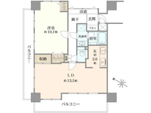 【神奈川県/横浜市神奈川区栄町】リーベスト横浜ポートサイド 間取り図