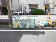 【神奈川県/横浜市中区千代崎町】ベイツ本牧 ゴミ置場
