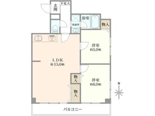 【神奈川県/横浜市中区千代崎町】ベイツ本牧 間取り図