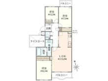 【神奈川県/横浜市保土ケ谷区藤塚町】保土ケ谷グリーンタウン F棟 間取り図