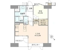 【神奈川県/横浜市西区花咲町】ヴィルヌーブ横浜・紅葉坂 間取り図