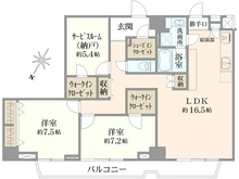 【神奈川県/横浜市中区末吉町】伊勢佐木町レインボーマンション 間取り図