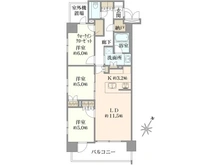 【神奈川県/横浜市中区千歳町】プレシス関内千歳公園 間取り図