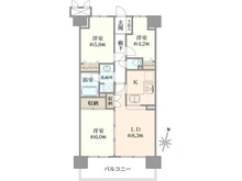 【神奈川県/横浜市中区伊勢佐木町】サンヴェール伊勢佐木町 間取り図