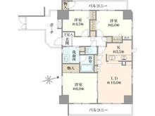 【神奈川県/横浜市中区吉田町】クリオ横浜関内参番館 間取り図
