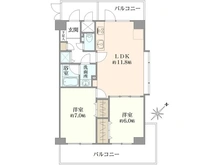 【神奈川県/横浜市中区曙町】クリオ大通り公園弐番館 間取り図