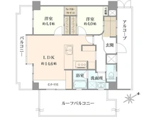 【神奈川県/横浜市南区南吉田町】ホーユウパレス吉野町 間取り図
